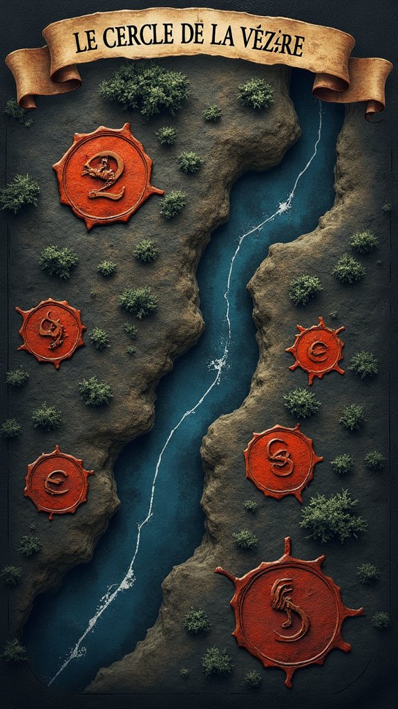 Maquette — la Carte du Cercle de la Vézère